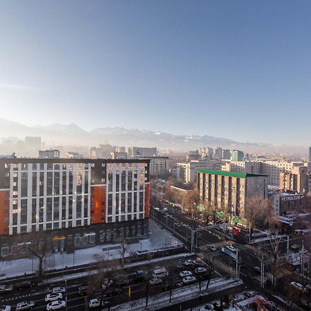 Quartira S Vidom Na Gory Appartement Alma-Ata Buitenkant foto